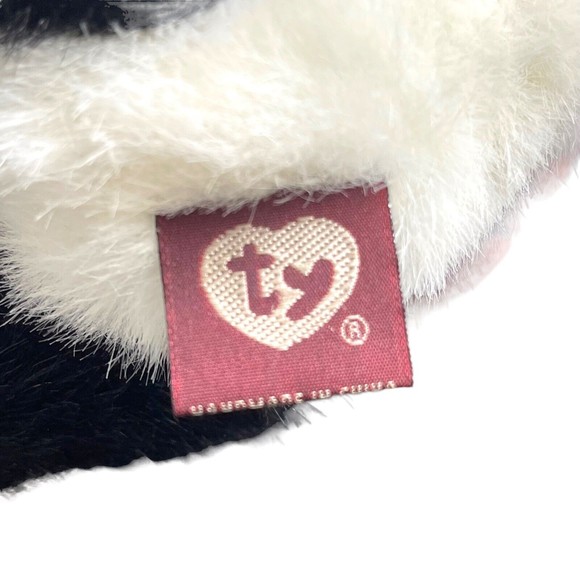 Ty Attic Treasures Collection Beanie Baby CHECKERS the Panda Bear RETIRED - Picture 8 of 9